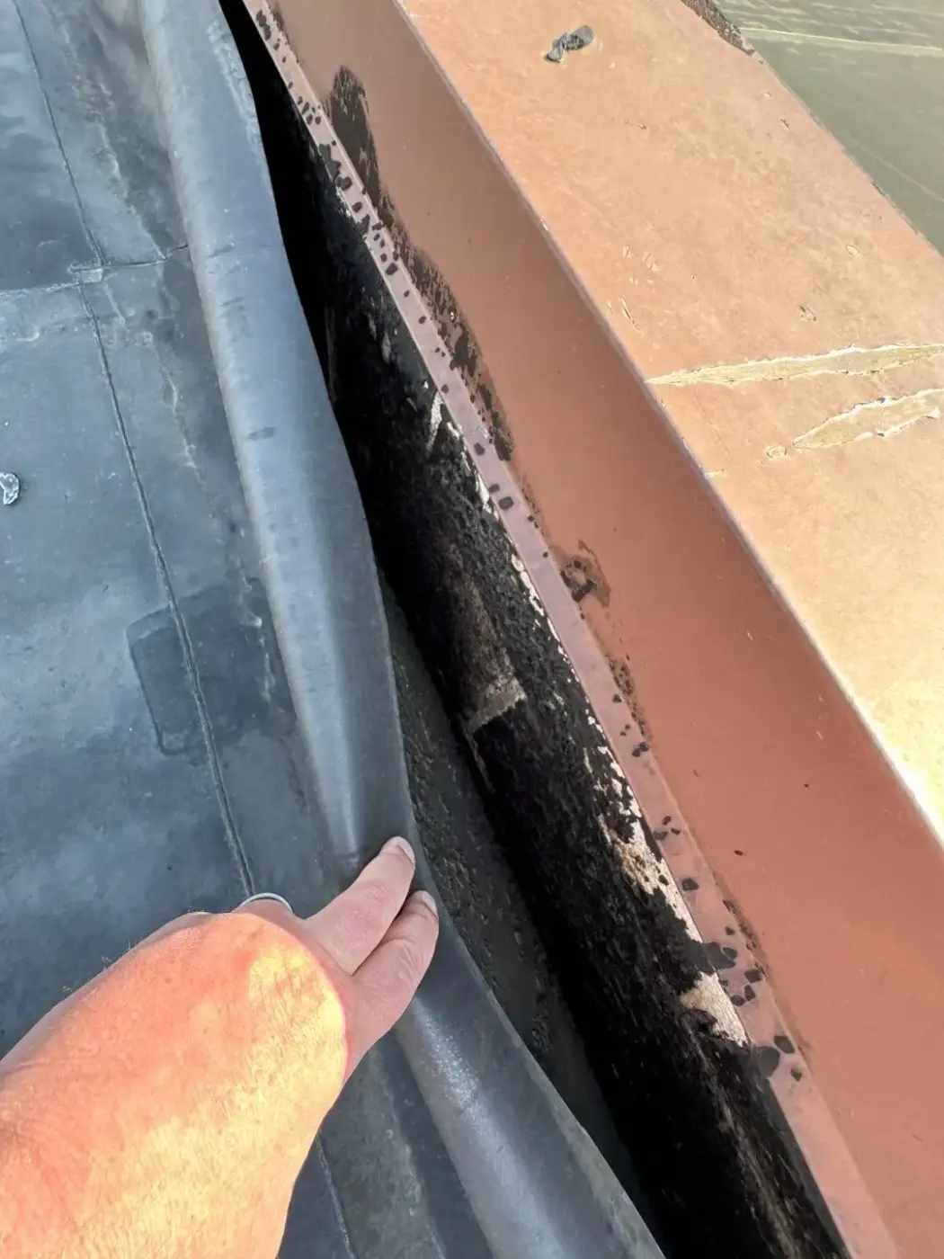 Tarping and dry-in on a Allisonville commercial roof